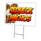 Signmission Redneck Nachos Yard Sign & Stake outdoor plastic coroplast window, C-1824 Redneck Nachos C-1824 Redneck Nachos - alternate 1